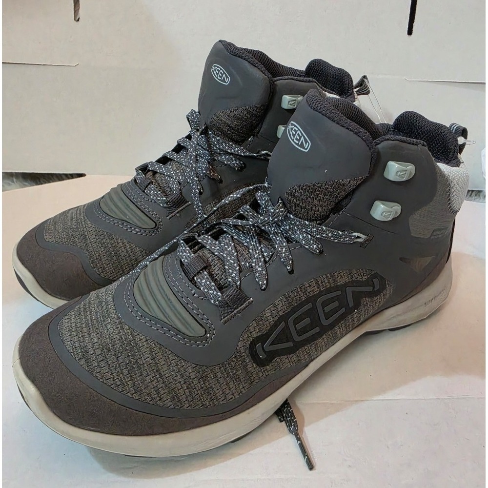 NWT KEEN Terradora Flex Mid Waterproof Hiking Boots Grey - Women's 8.5
